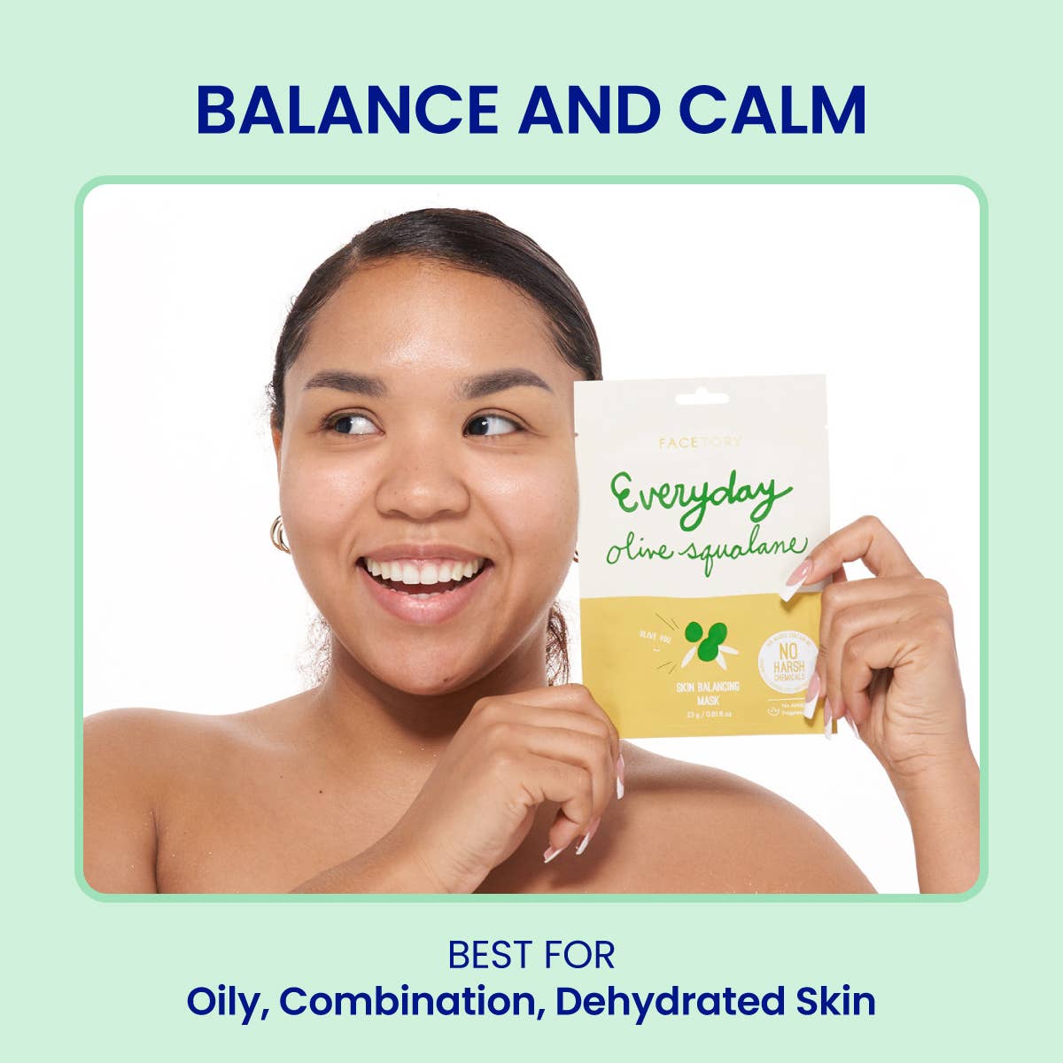 Olive Squalane-Mask - K-Beauty - Skin Balancing - Everyday