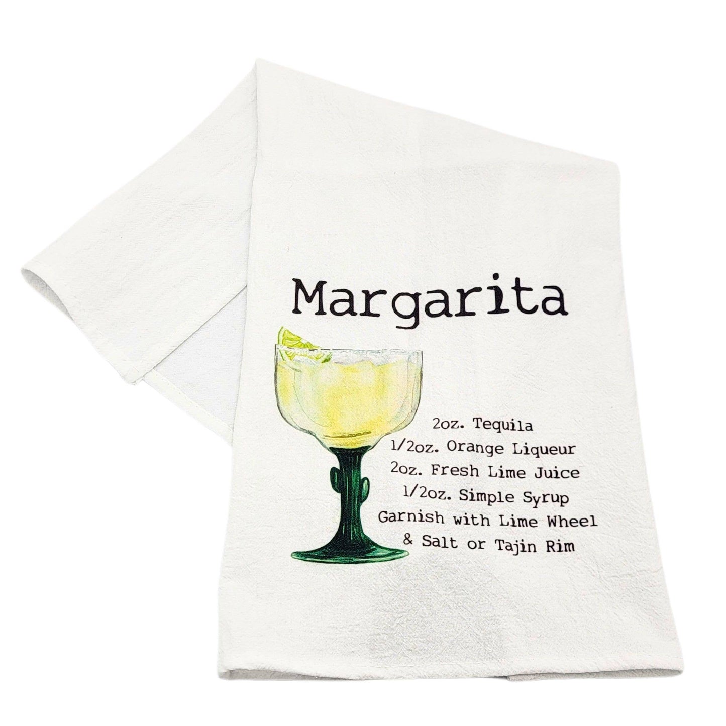 Margarita Cocktail Bar Towel - Driftless Tea Towels