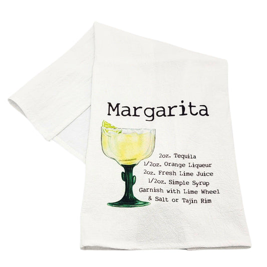 Margarita Cocktail Bar Towel - Driftless Tea Towels