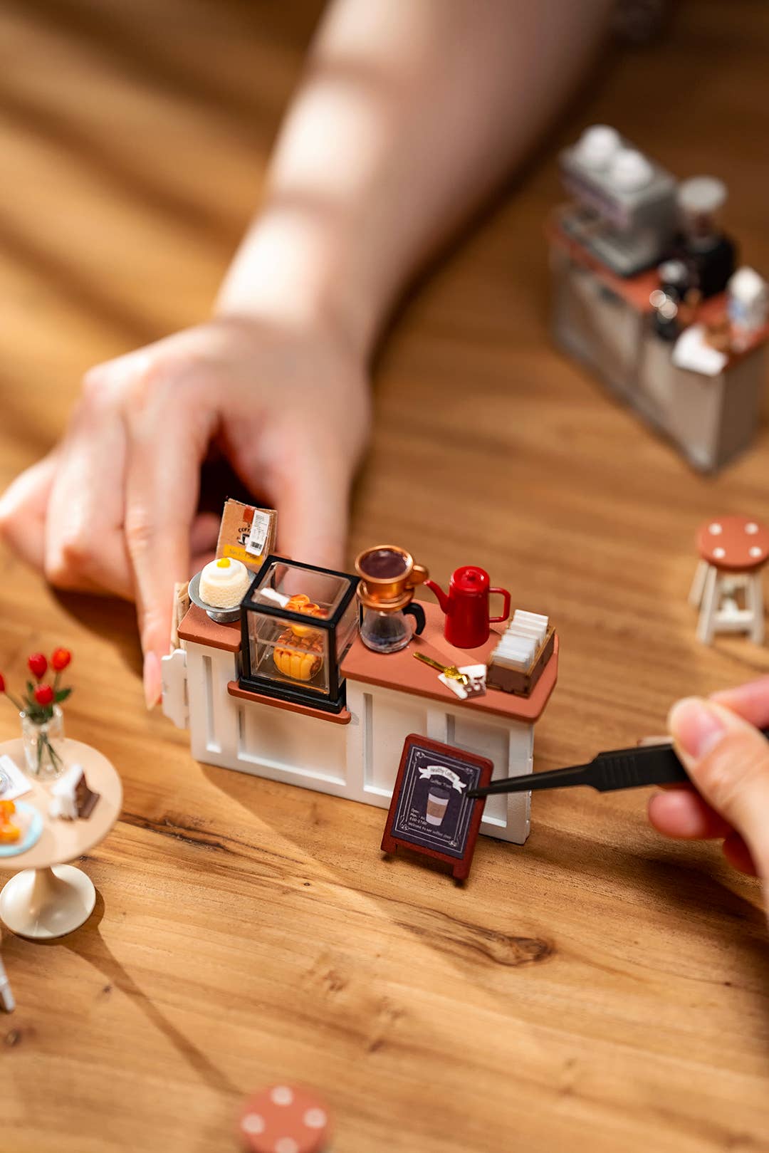 Slow Life Café- DIY Miniature House Kit