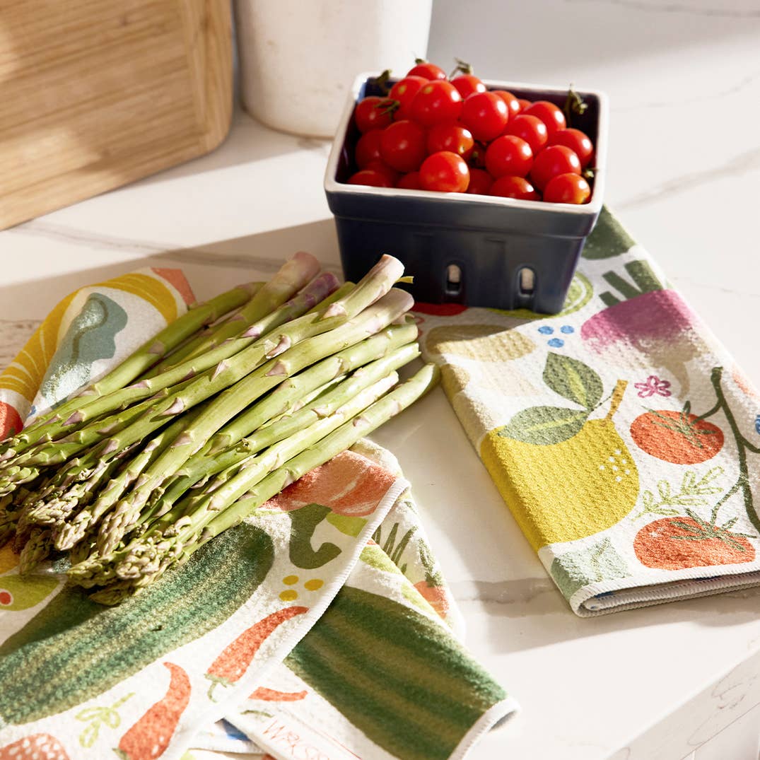 Farm Stand Microfiber Kitchen Towel