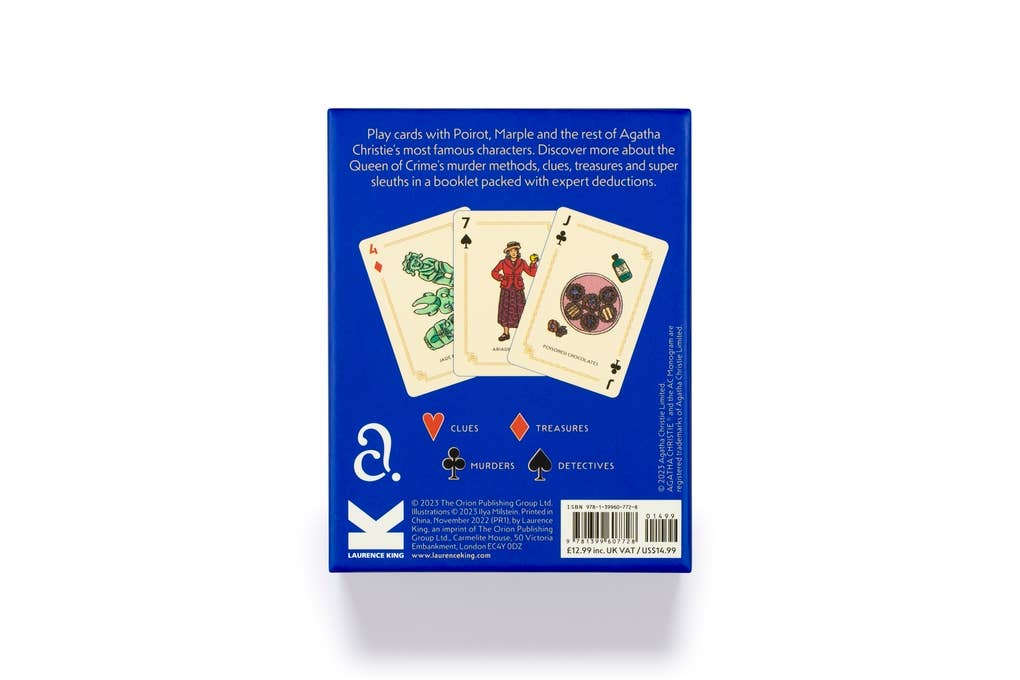 Agatha Christie Playing Cards