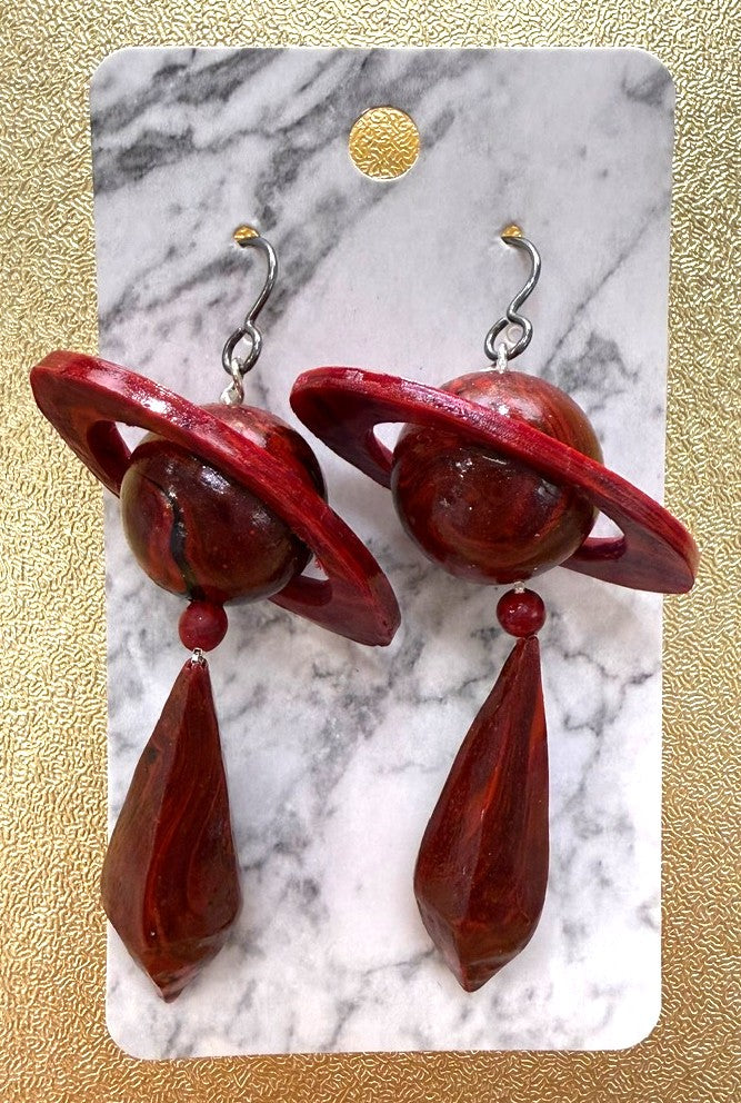 Sailor Saturn earrings by Jayce Thoyre