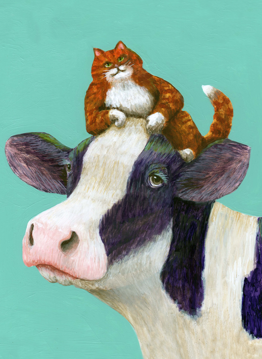 Milk and Biscuits Art Card