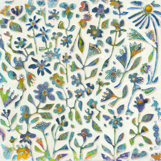 Indigo Garden Art Card