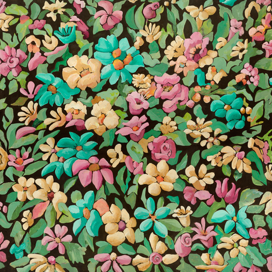 Floral Tapestry Art Card