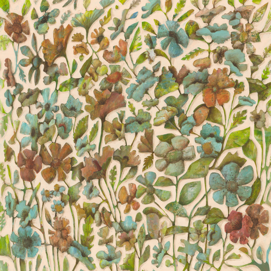Muted Floral Art Card