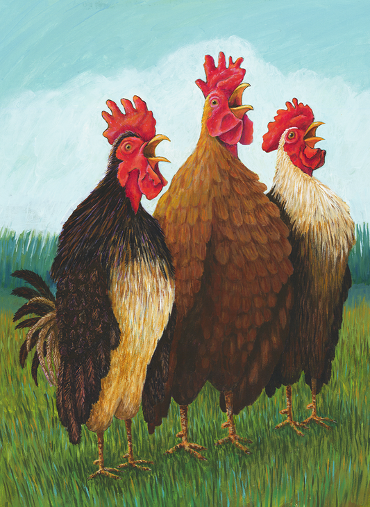 Crow, Ray, Me Art Card