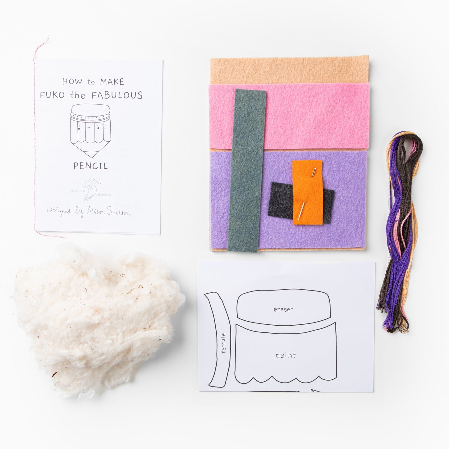 DIY Stitch Kit: Fuko the Fabulous Pencil