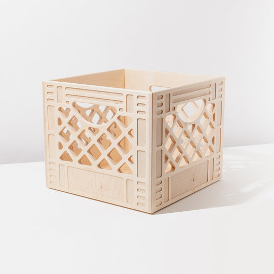 Wooden Milk Crate - Standard Square