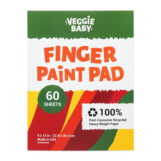 Veggie Baby Finger Paint Paper Pad, 60 Sheets