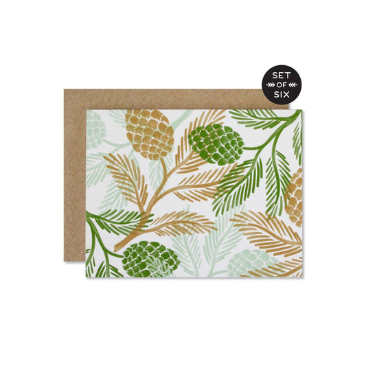 Winter Greens Card - Boxed Set of 6