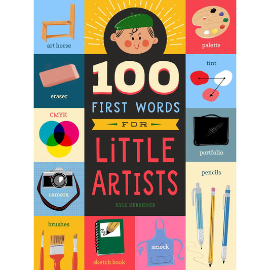 100 First Words for Little Artists Children"s Book