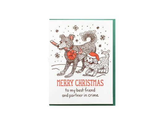 Christmas Dogs Card