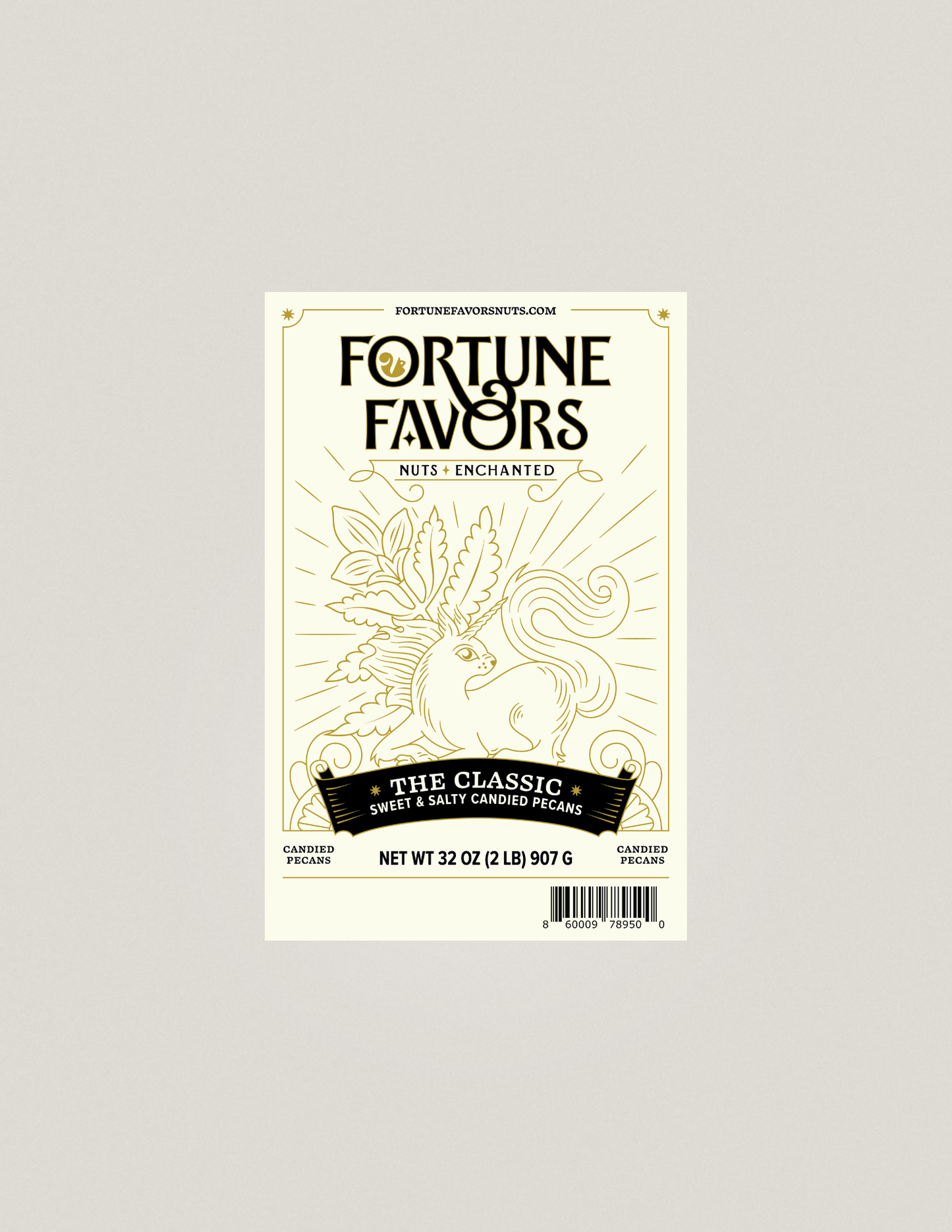 2lb Fortune Favors The Classic Candied Pecans