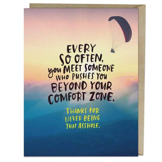 Comfort Zone Card