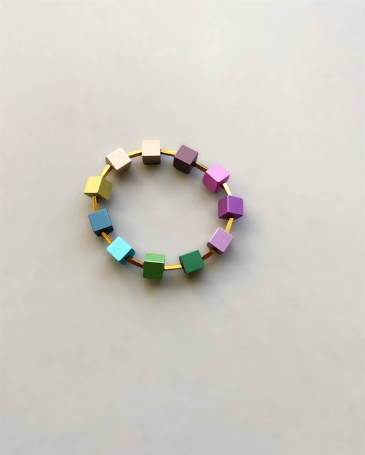 Aluminum Cube bracelet