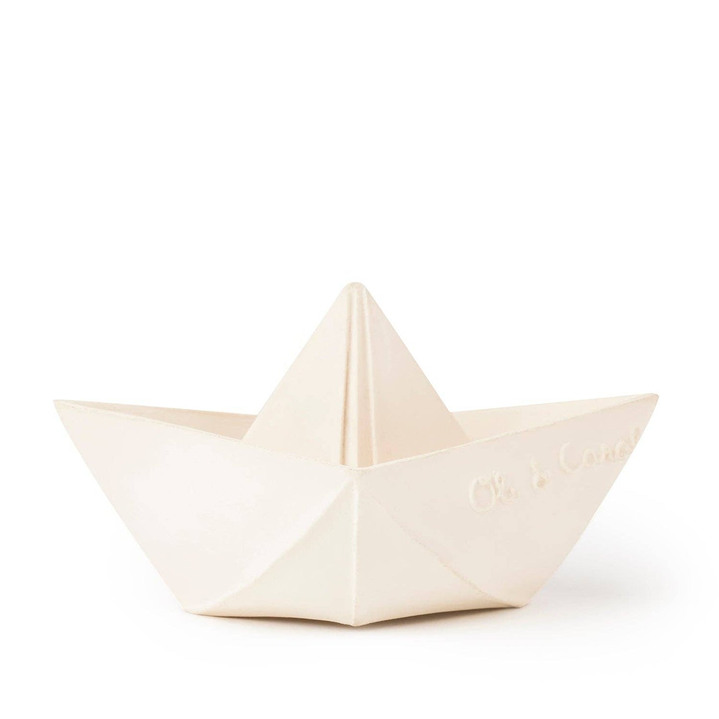 Origami Boat, White bath toy