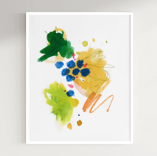 Deserving Print - Wild Blueberries No. 5 by Katherine Simdon