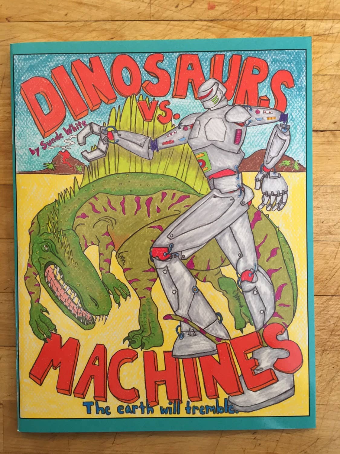 Coloring Book: Dinosaurs vs. Machines, The Earth Will Tremble