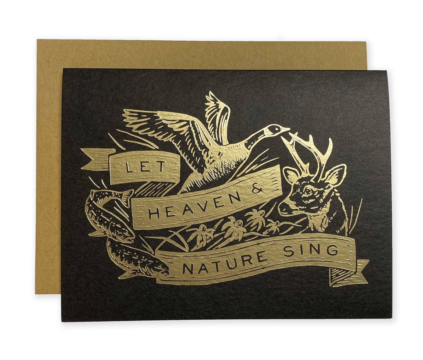 Let Heaven & Nature Sing Holiday Card