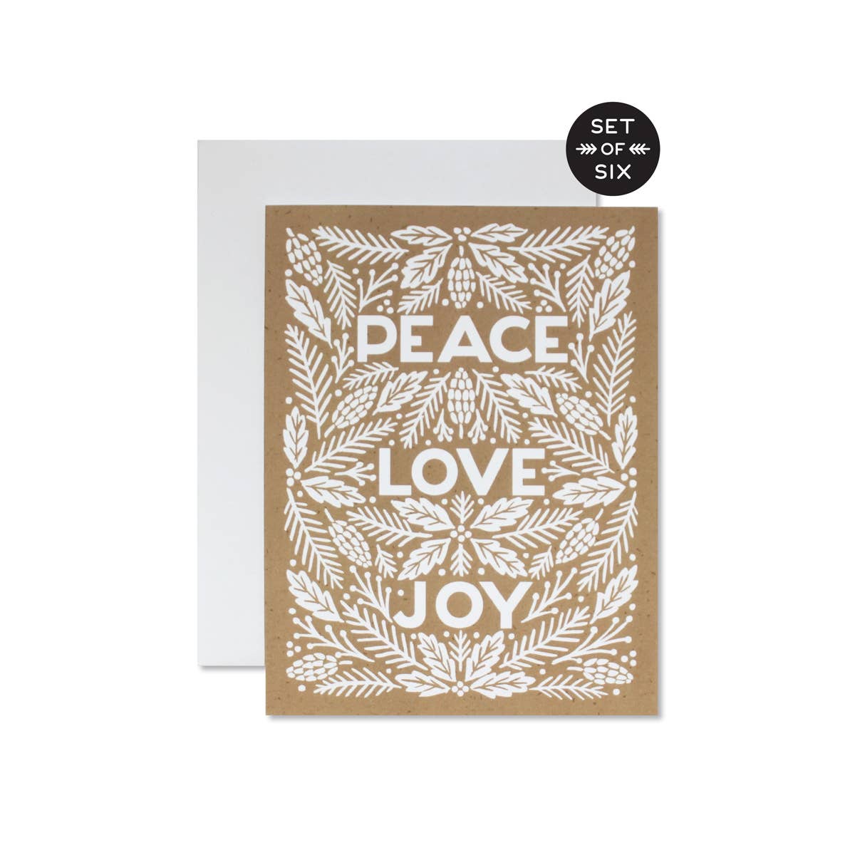 Peace Love Joy Card - Boxed Set of 6