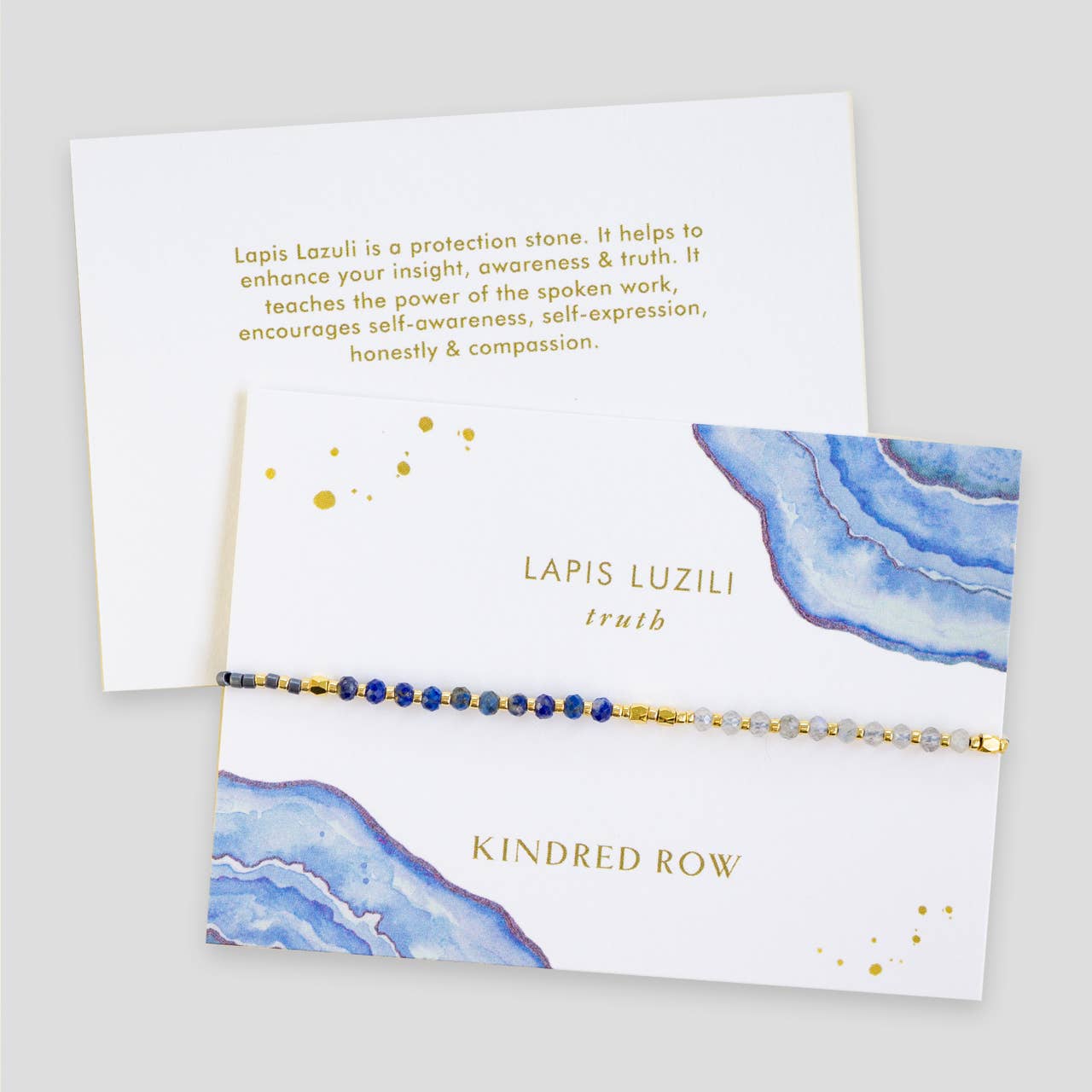 TRUTH Lapis Lazuli Healing Gemstone Stacking Bracelet