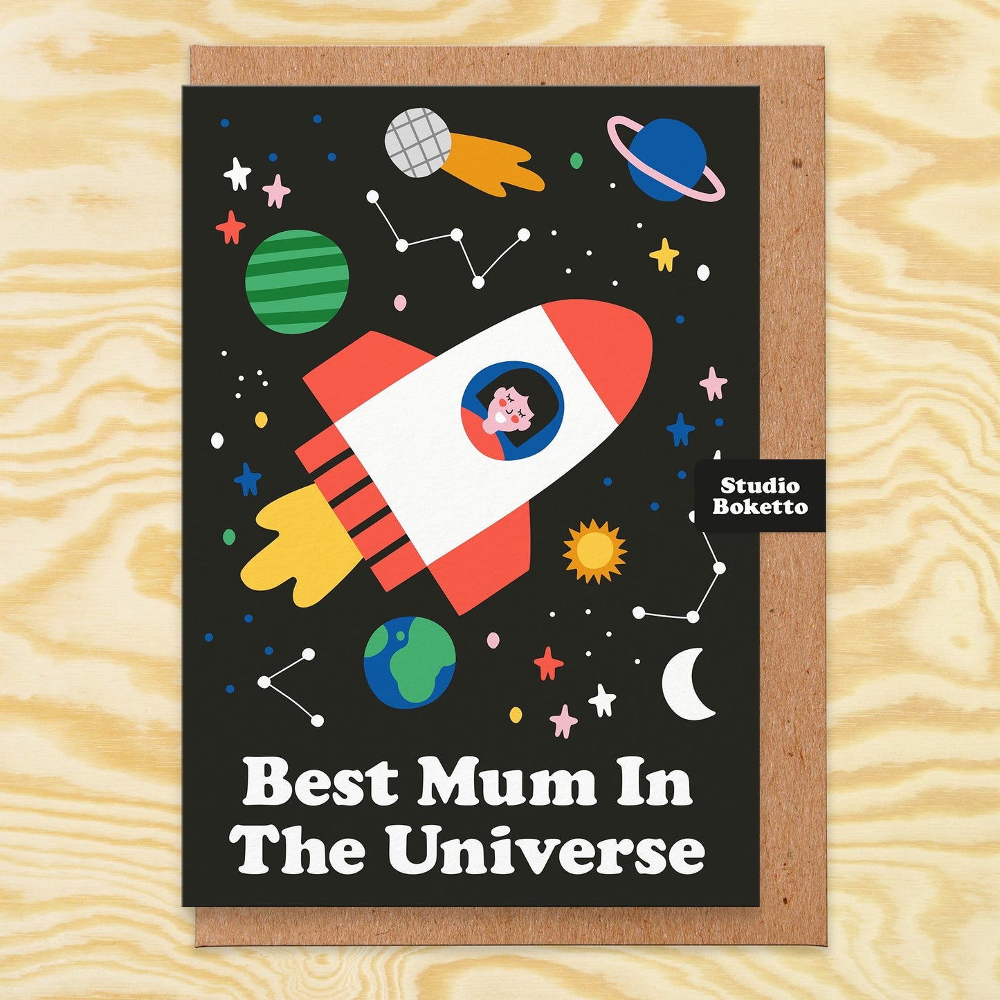 Best Mum in the Universe Mother's Day Card