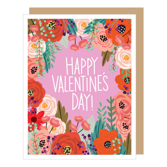 Floral Valentine's Day Card