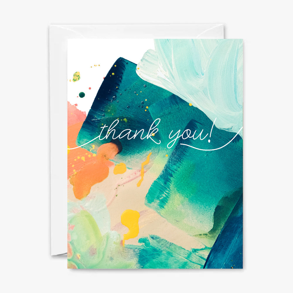 Thank you in Blue Card