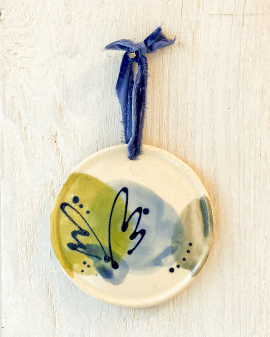 Hand Painted Ornament - Rowe Pottery x Katherine Simdon