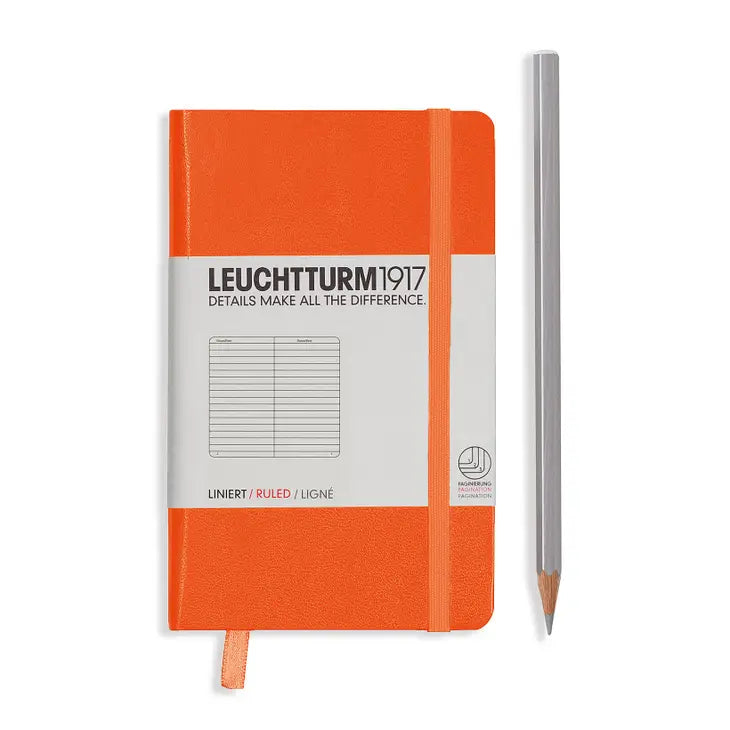 Notebook Hardcover Pocket (A6) - 187 pages - Ruled