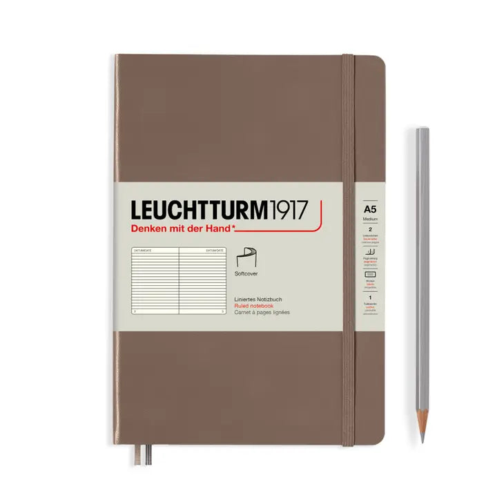 Notebook Softcover Medium (A5) - 123 Pages - Ruled