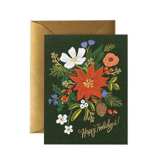 Boxed Set of Holiday Bouquet Card