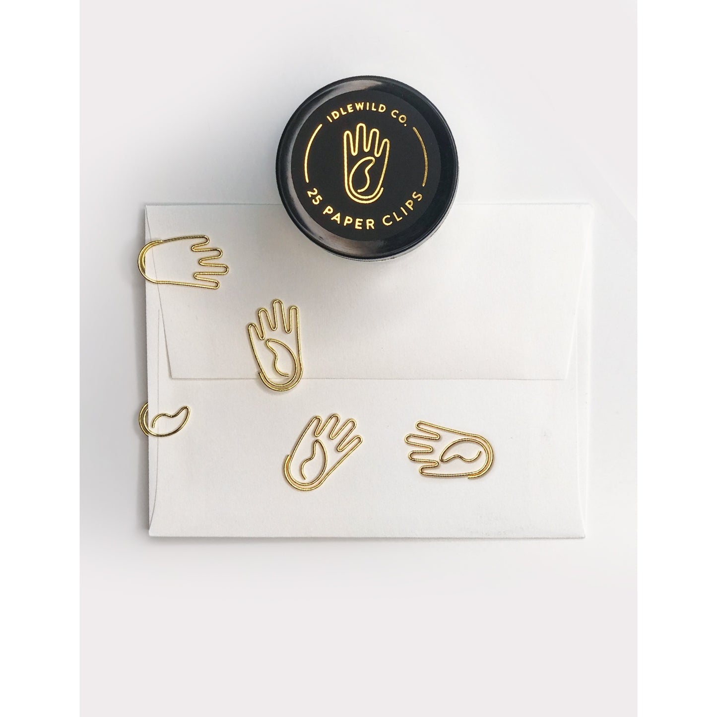 Hand Gold Plated Paper Clips