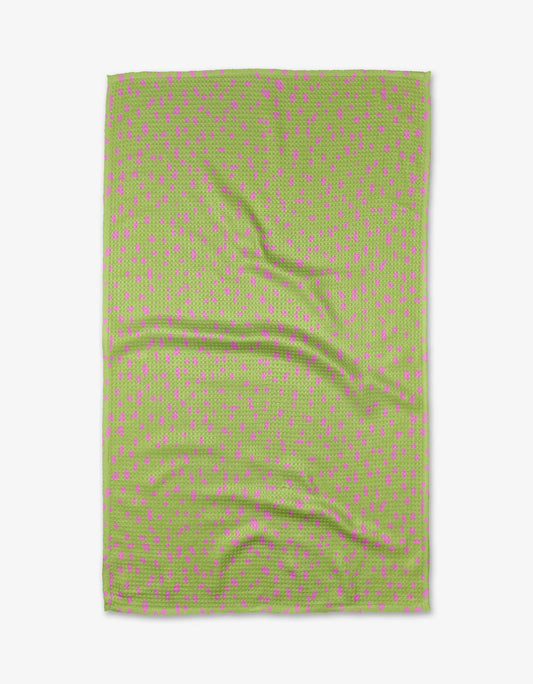 Speckle Green  Tea towel