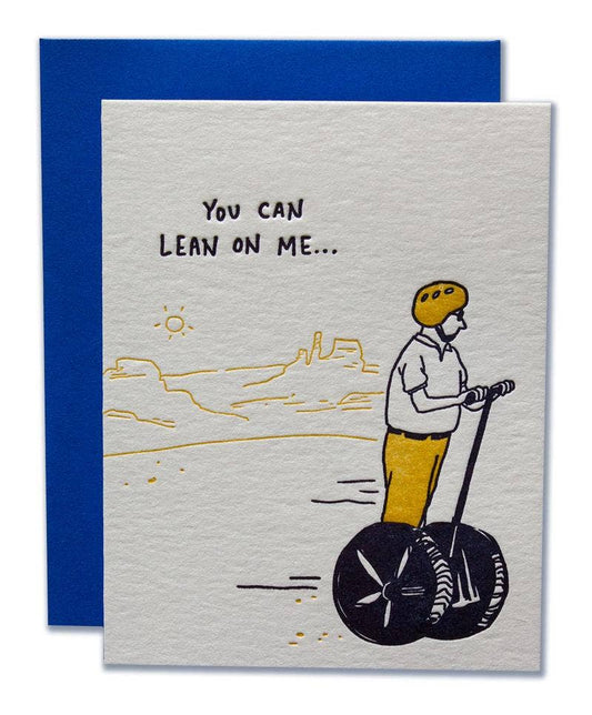 Lean On Me Card