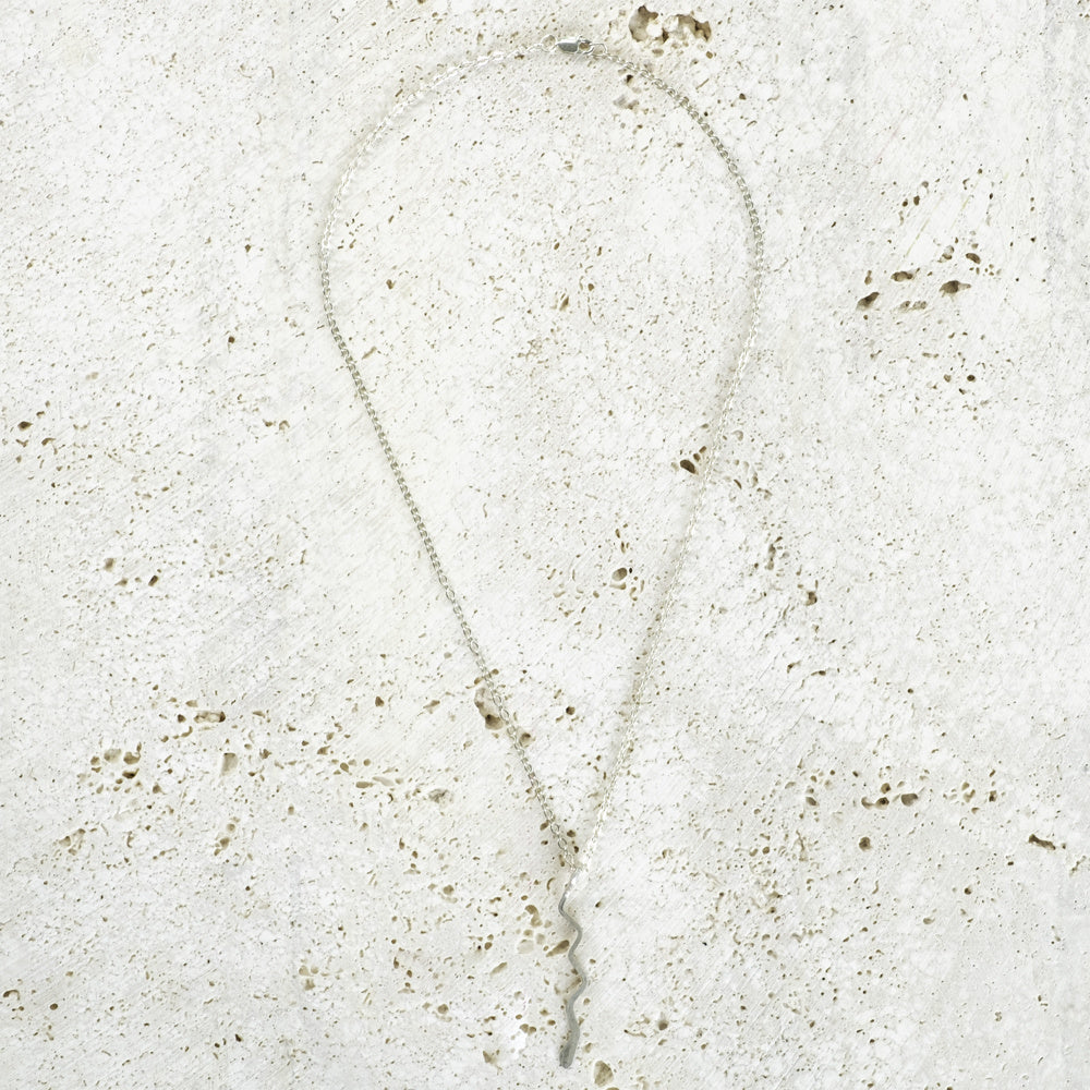 Wavy Pendant Necklace by Tamara Tsurkan