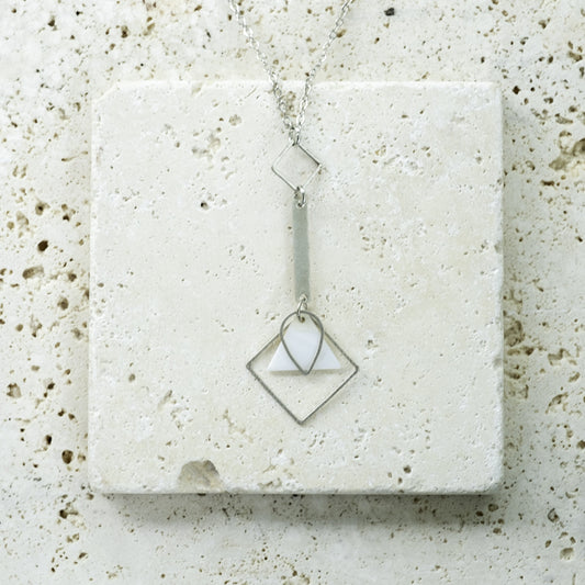 Square Shell Necklace by Tamara Tsurkan
