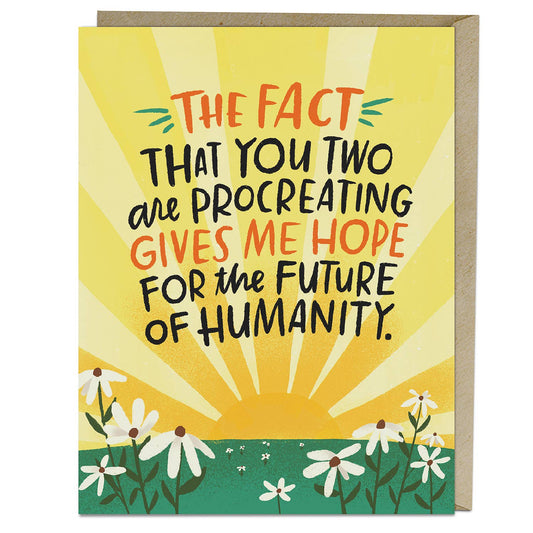 Future of Humanity Baby Card