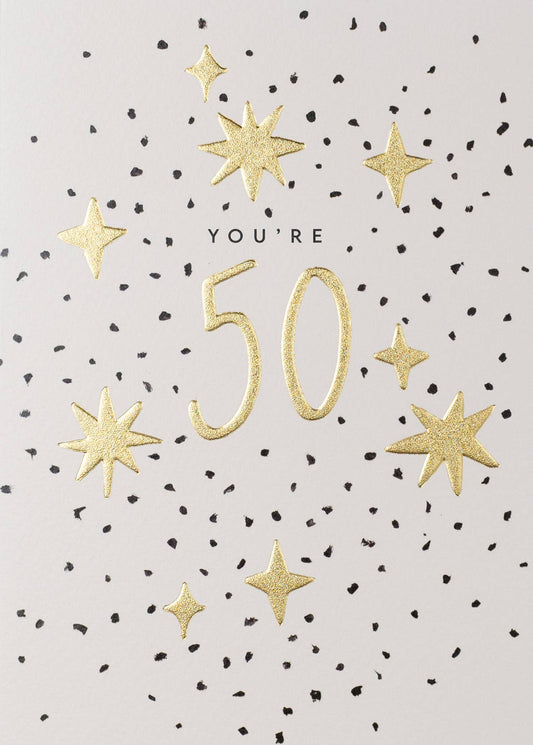 You're 50 Birthday Age Card