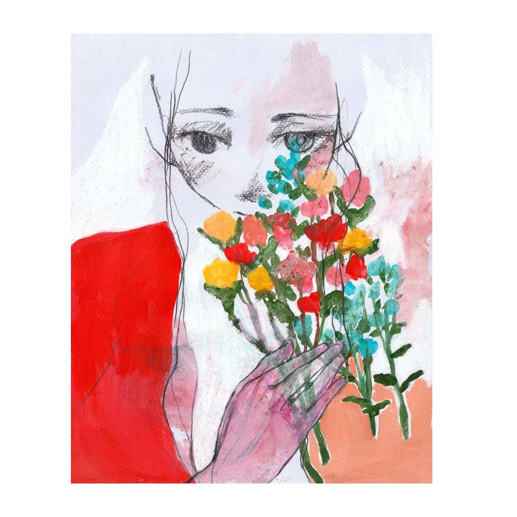"Little Bouquet": 8x10 Inches Print