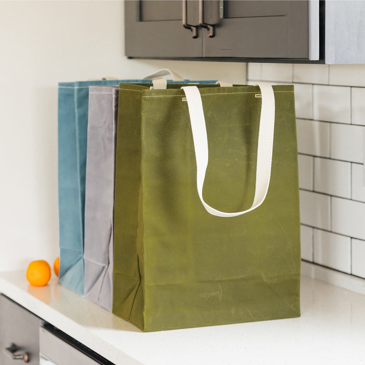 Eco-Friendly Grocery Tote - Olive