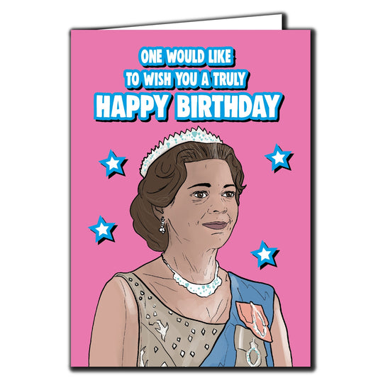 Birthday Card The Crown Netflix Birthday Card